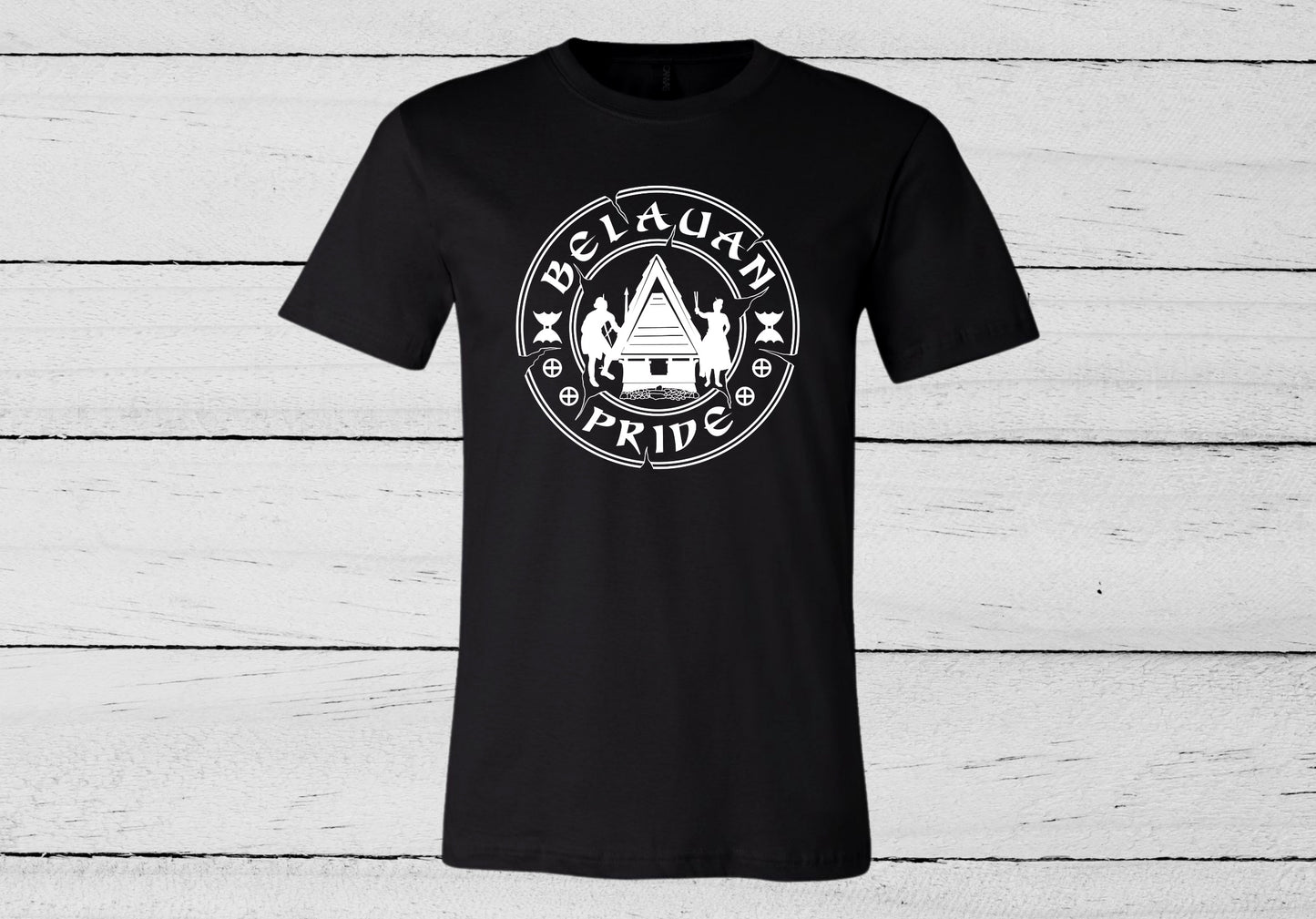 WHITE BELAUAN PRIDE CIRLCE DESIGN
