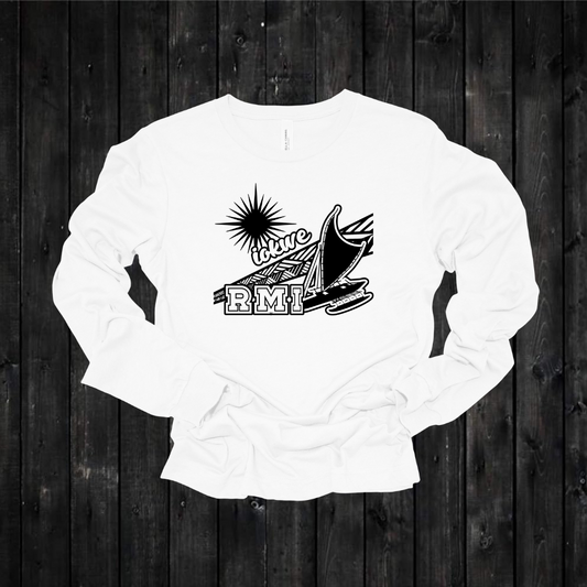 Marshall Islands inspired design | Adult Unisex Long sleeve