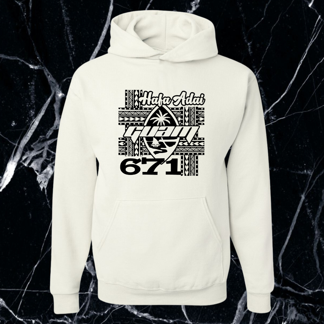 Hafa Adai Guam Design | Adult Pullover Hoodie