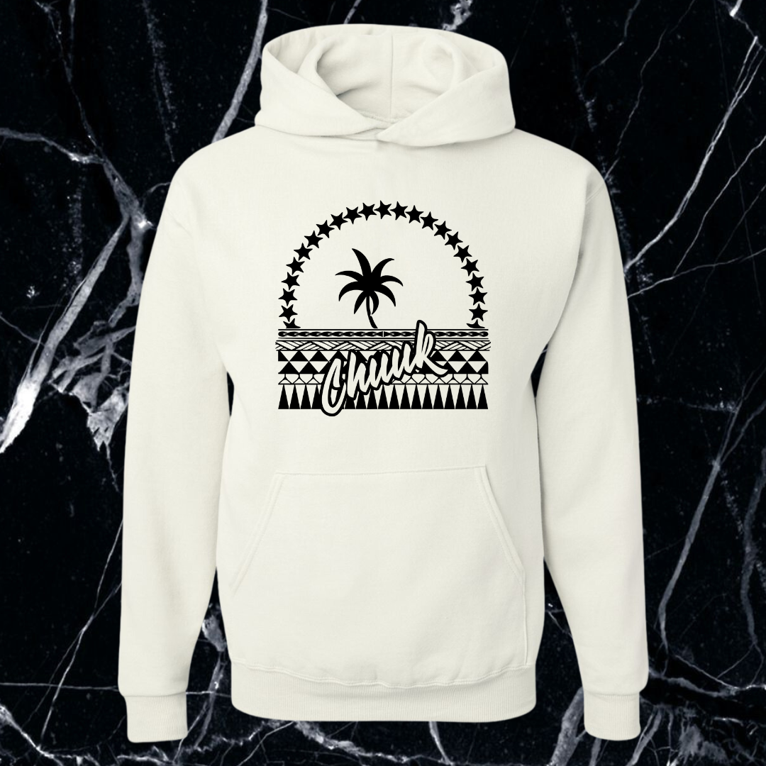 Chuuk design adult pullover hoodie