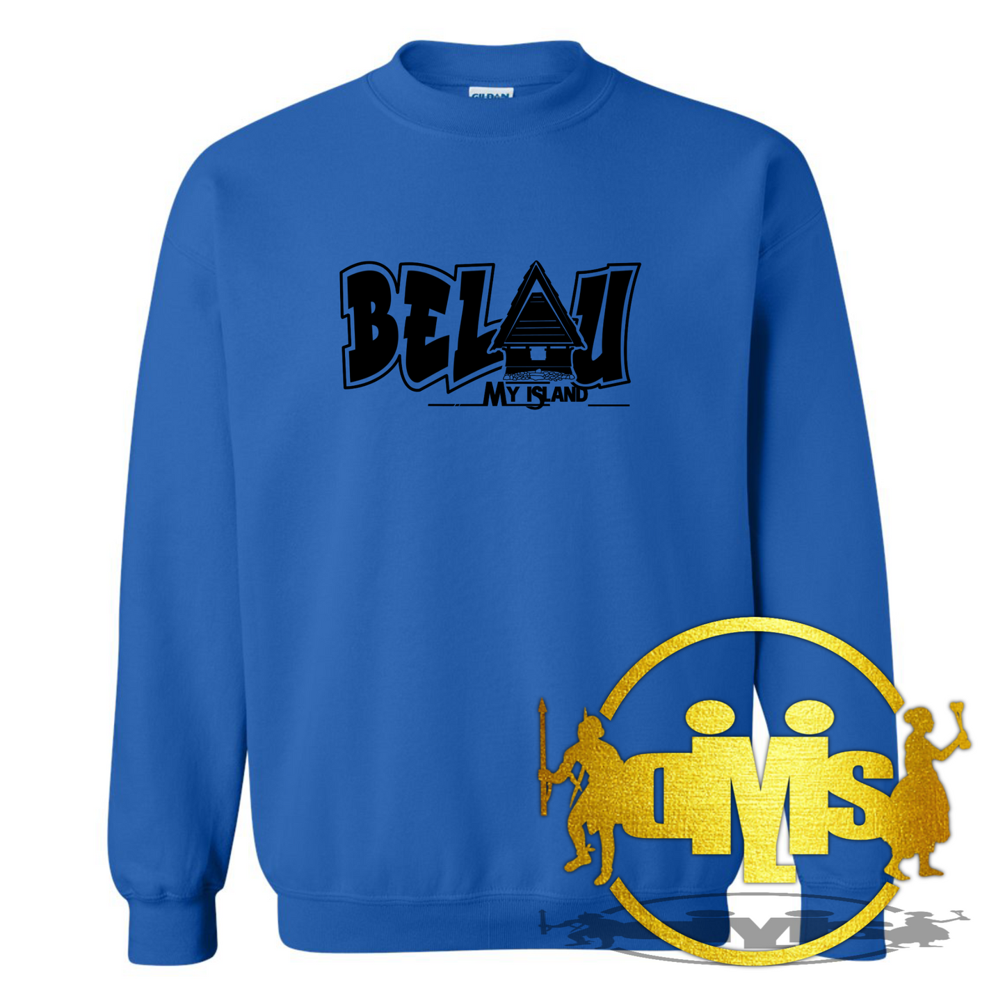 Belau My Island Crewneck Sweater