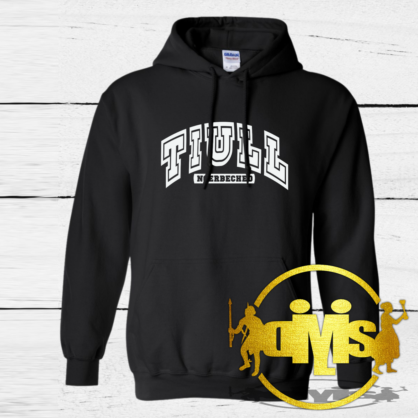 Tiull Ngerbeched | Adult Pullover Hoodie | 3D Puff Design