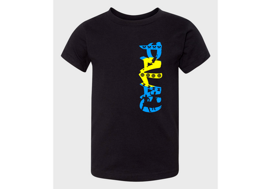 KIDS VERTICAL PALAU SILHOUETTE SHIRT DESIGN