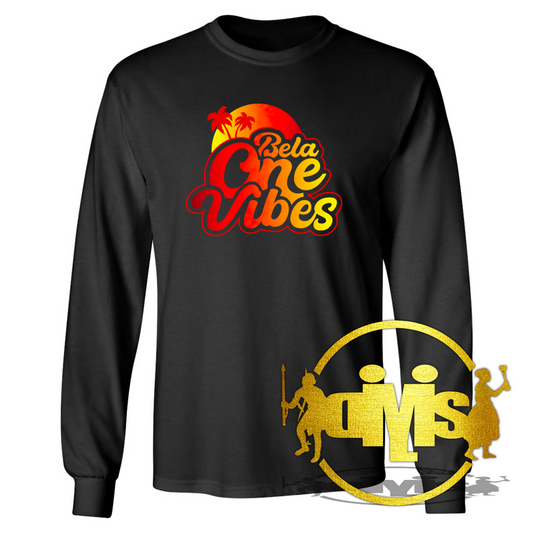 BelaOne Vibes Fire Ombre | Adult Long Sleeve Shirt