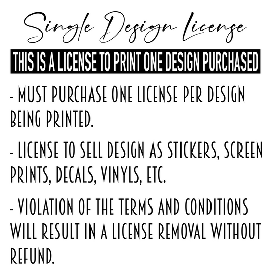 Single design License